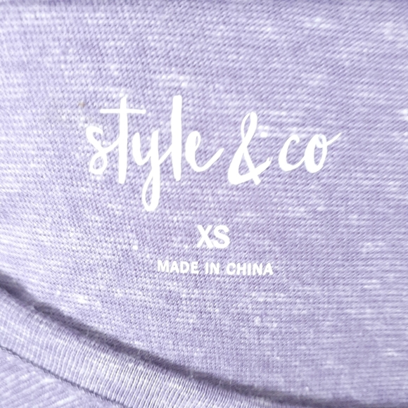 Style & Co Graphic Tee XS Elephant Medallion 619 - Picture 5 of 6